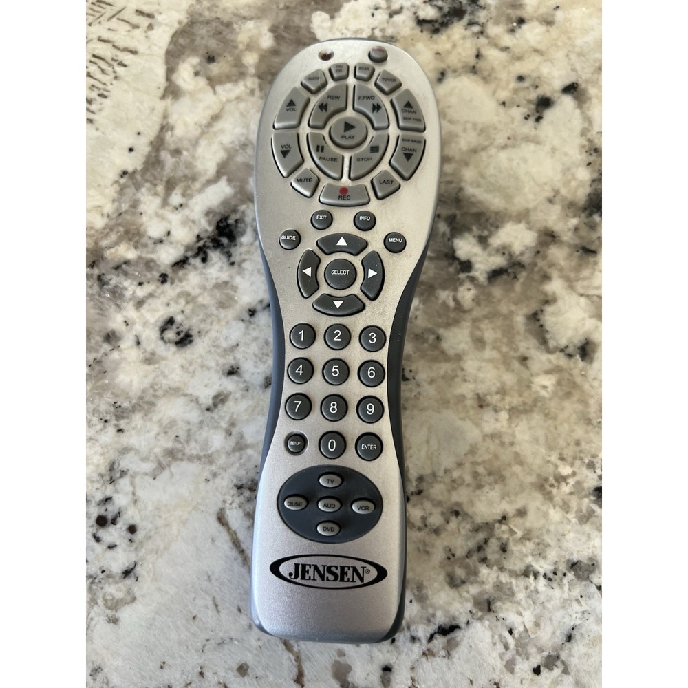 Jensen JR500 HD TV Universal Remote Control JR300 JR400‎ Television Video Media
